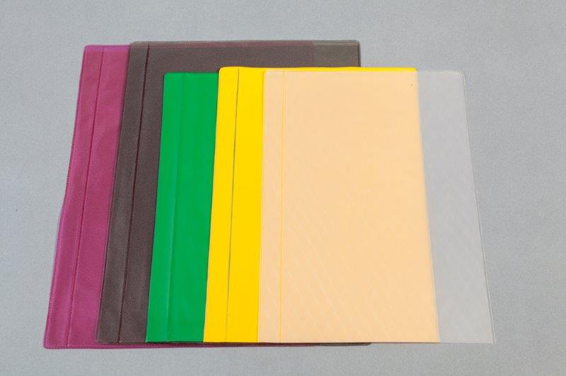 Bolsa Plástica Colorida Para Caderno